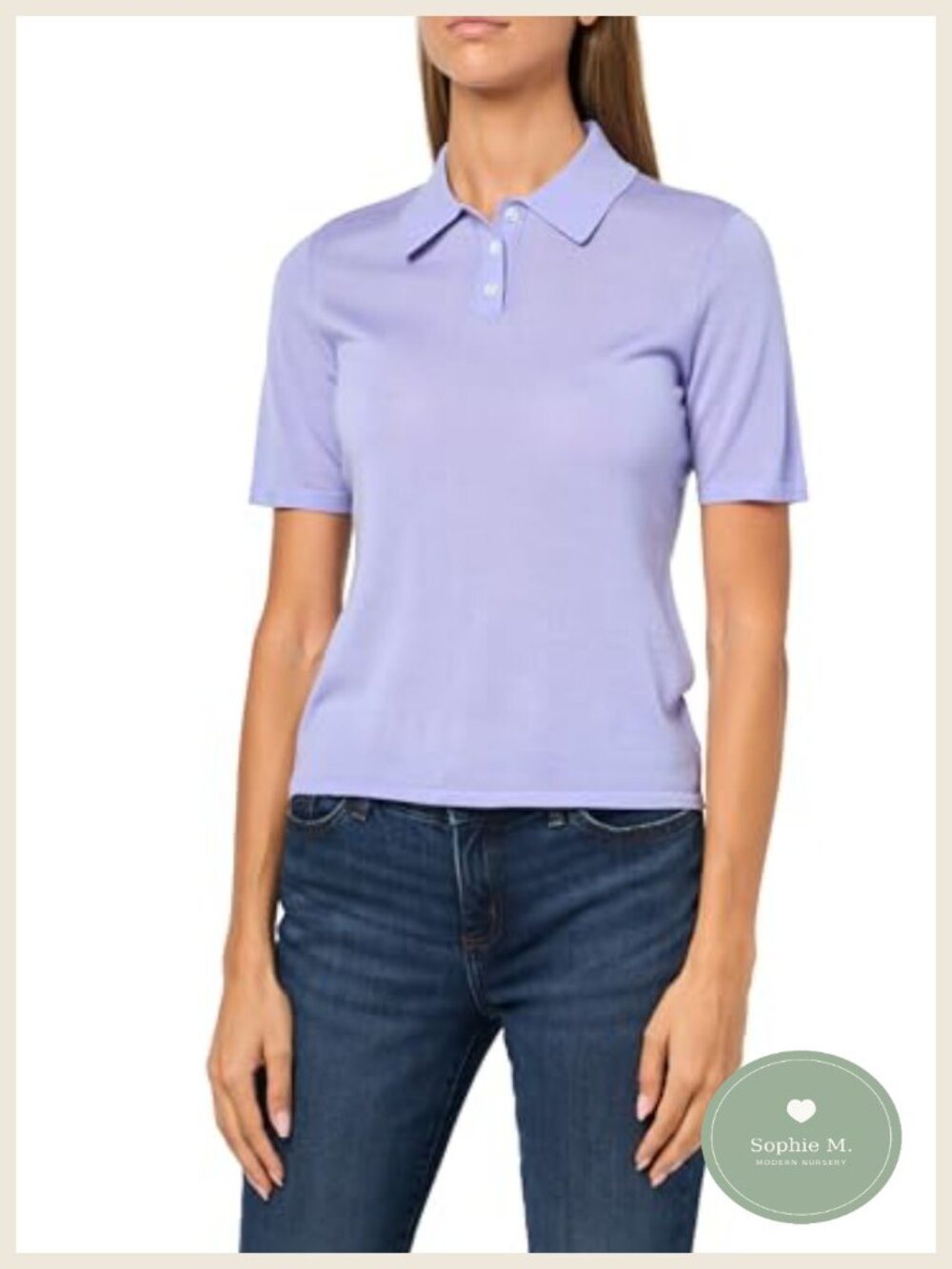Theory Women's Pointelle Polo Sweater Slim Fit Merino Wool